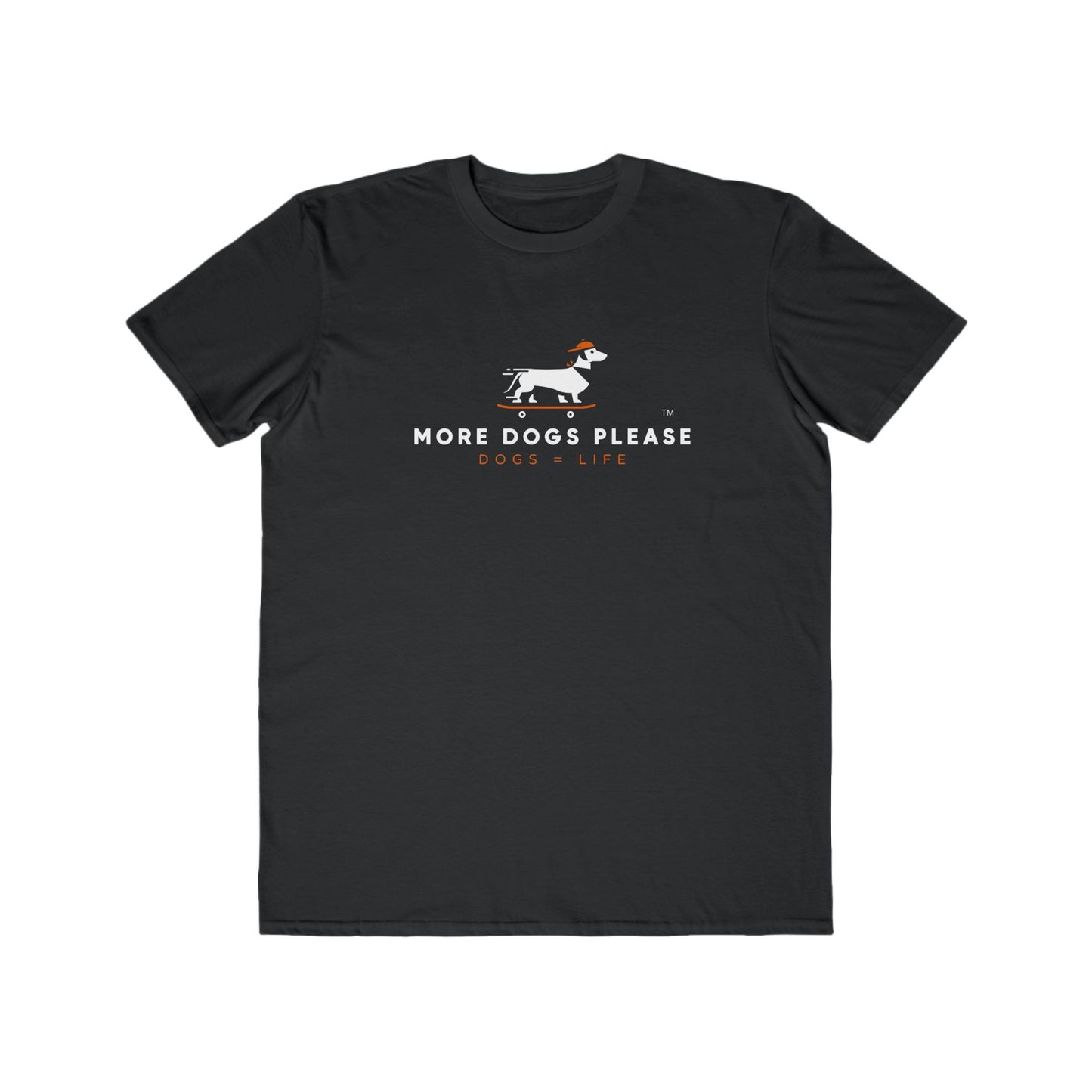 Fantasy dog angel - Dog Lover's Lightweight fitted mens T
