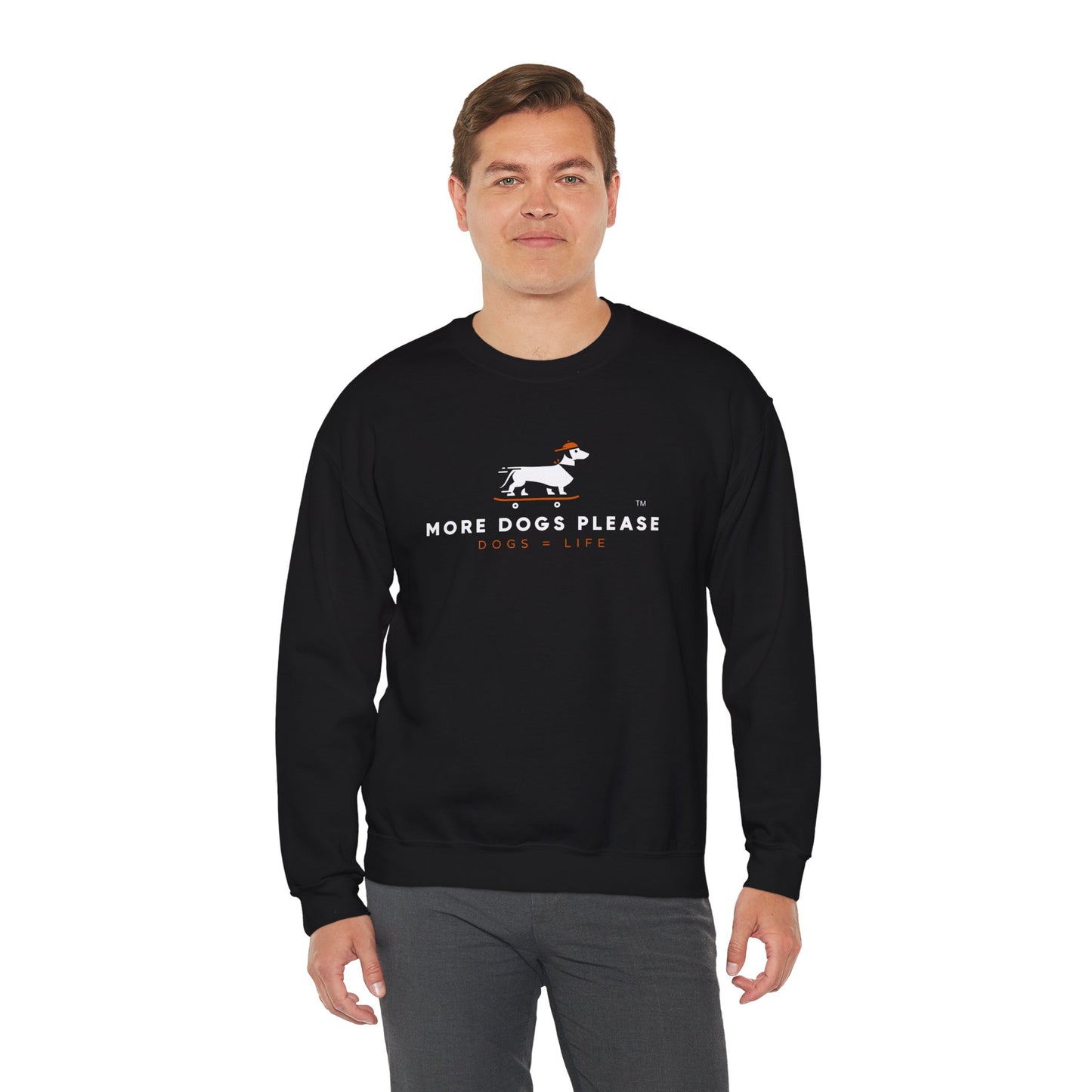 "More Dogs Please" Unisex Crewneck Sweatshirt