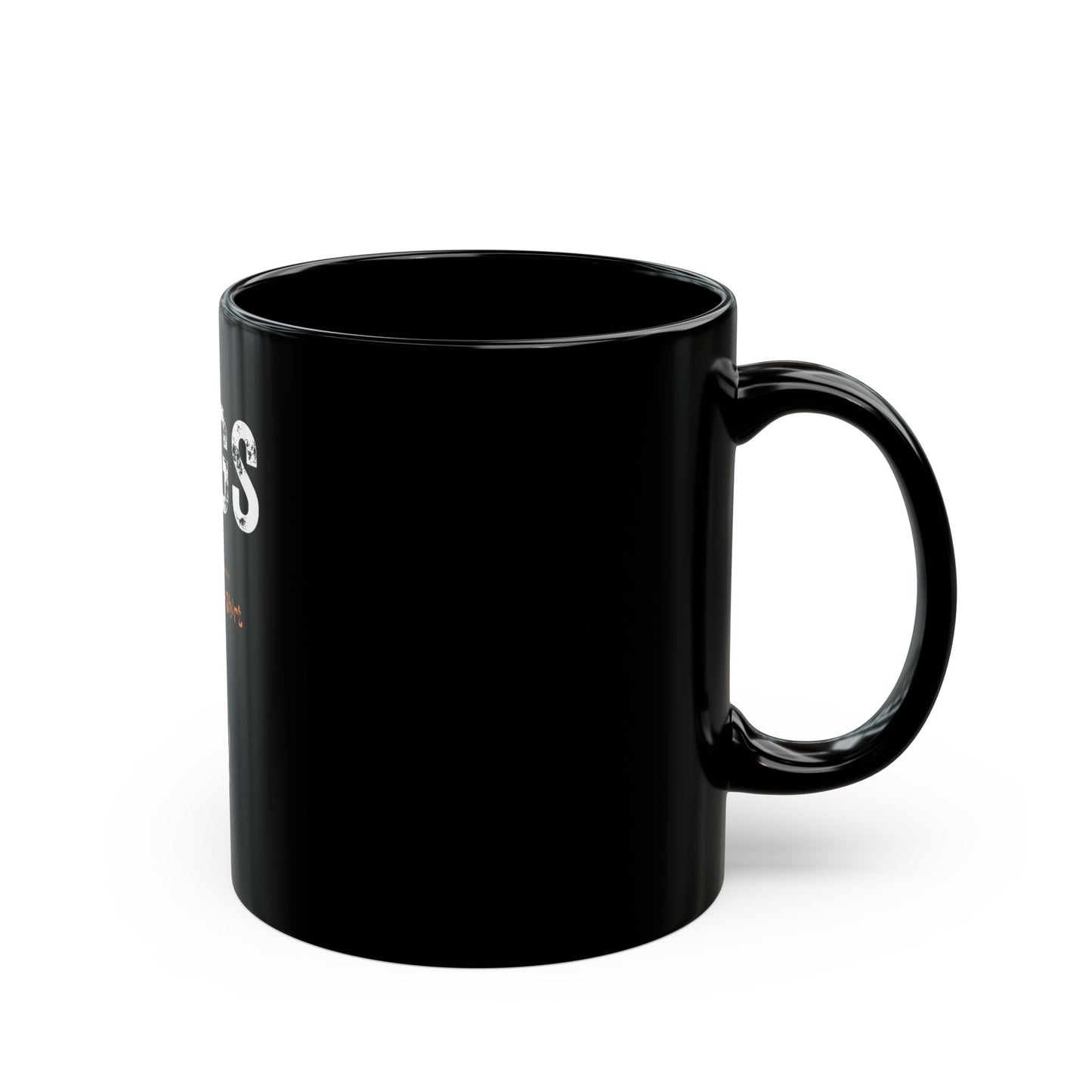 "Dogs.. That's it... That's the T-shirt"  Dog Lovers Black Mug - Coffee Enthusiasts, Dog Owners, Pet Gifts, Animal Lovers