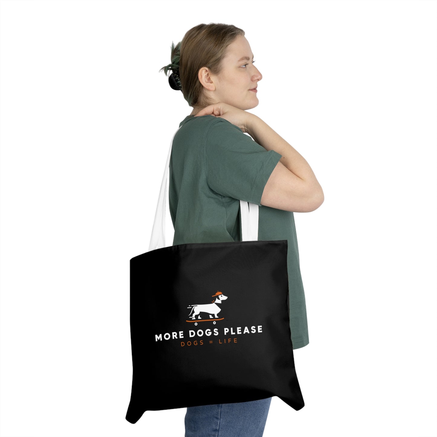 More Dogs Please Tote Bag | Dog Lovers, Stylish Shoulder Bag, Eco-Friendly, Gift for Pet Owners, Versatile Everyday Use