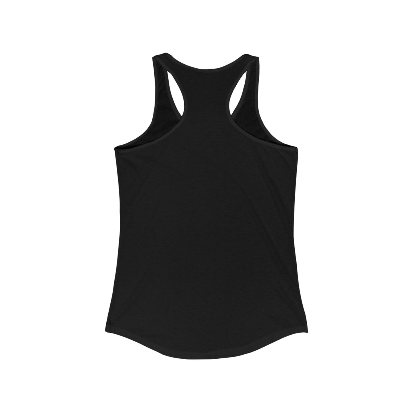 "More Dogs Please" Racerback womens Tank