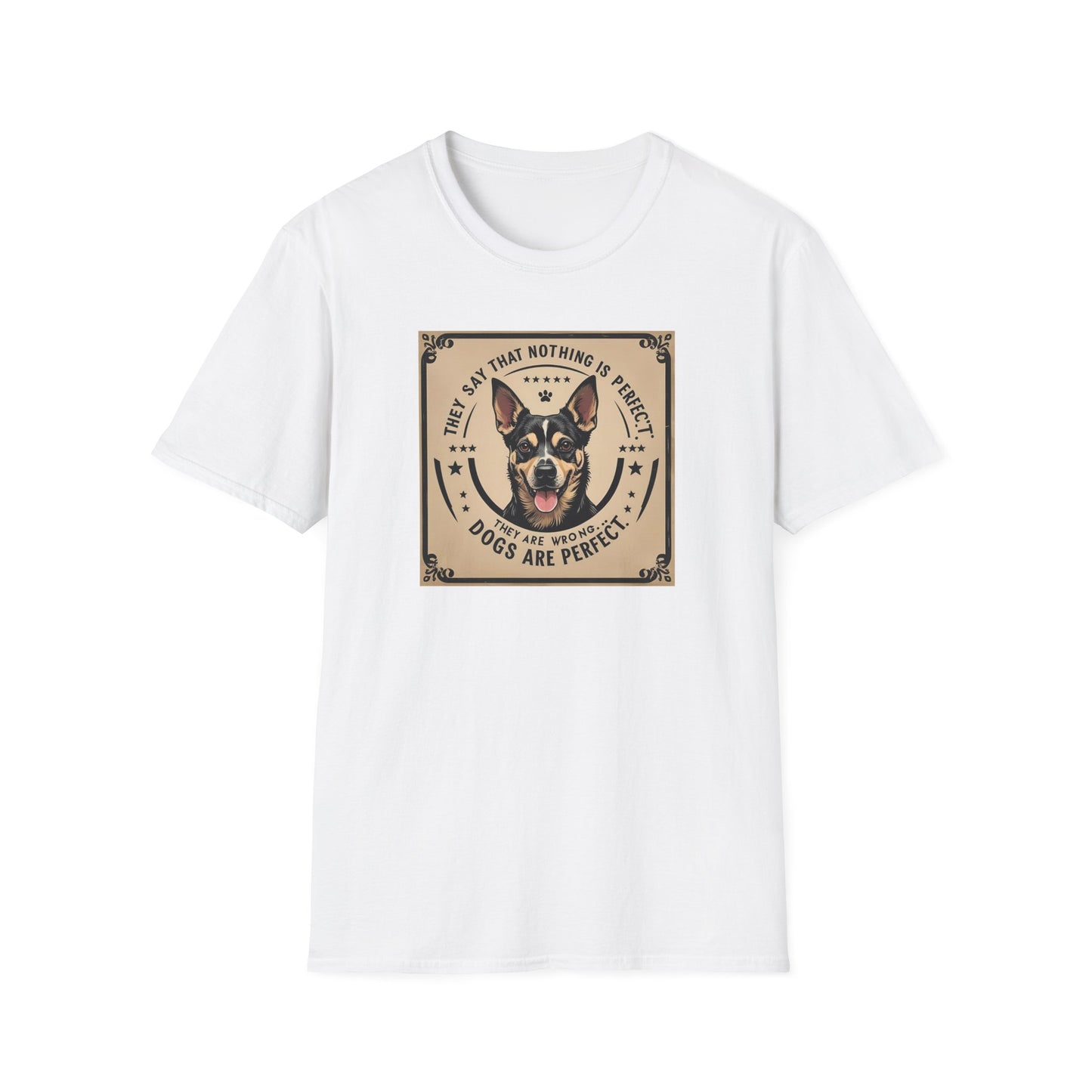 Unisex Dog Lovers T-Shirt, Funny Pet Shirt, Gift for Dog Owners, Casual Wear, Dog Themed Apparel, Perfect for Birthdays
