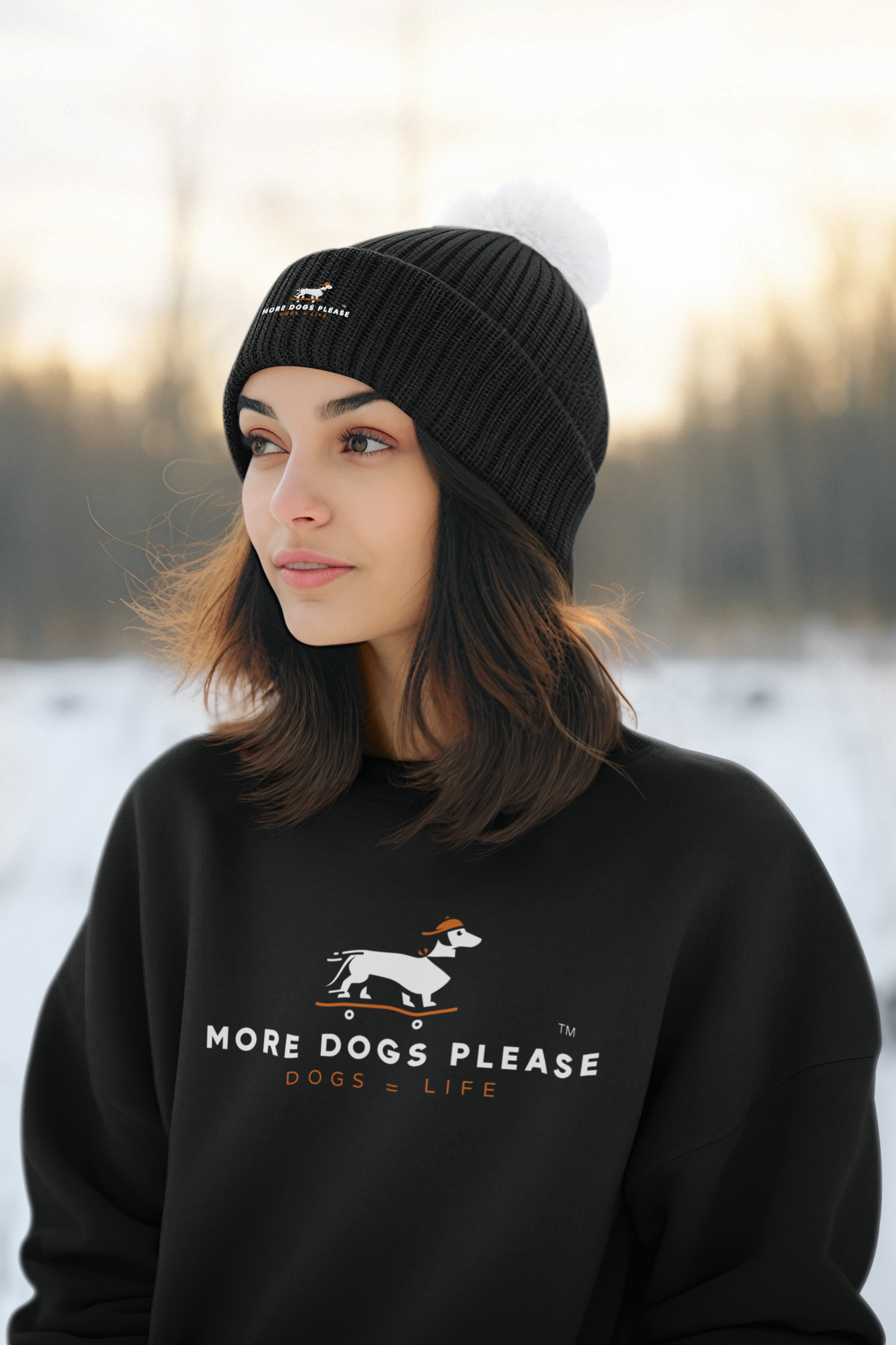 "More Dogs Please" Unisex Crewneck Sweatshirt