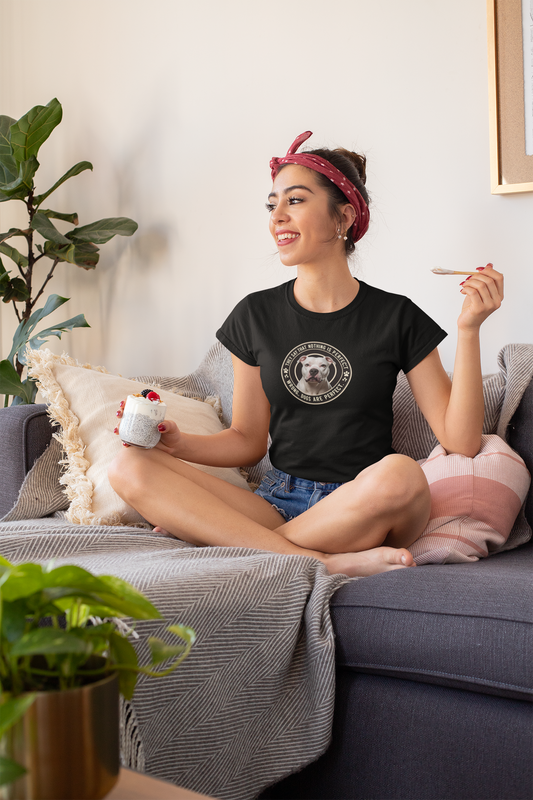 Dogs are perfect.  Pit Bull soft style T-Shirt